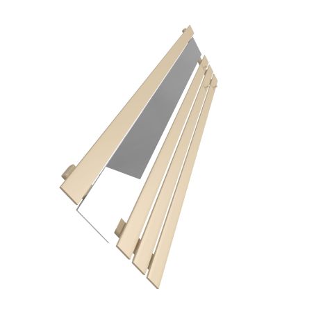 Dekoracyjny grzejnik Bello SLIM Hook Mirror z lustrem