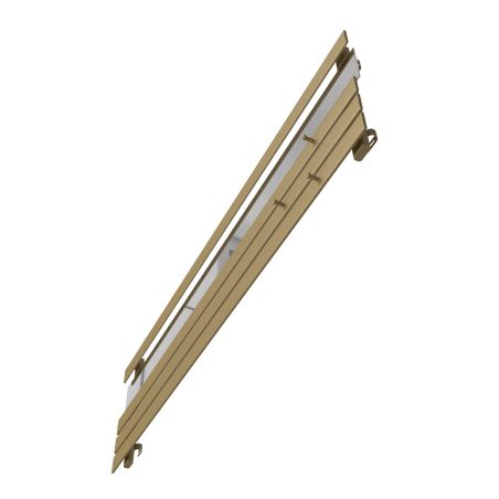 Dekoracyjny grzejnik Bello SLIM Hook Mirror z lustrem