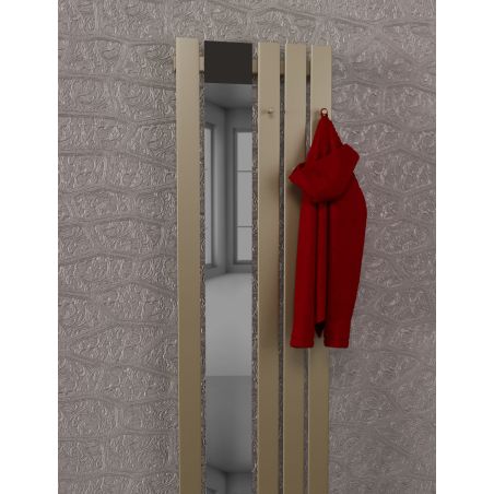Dekoracyjny grzejnik Bello SLIM Hook Mirror z lustrem