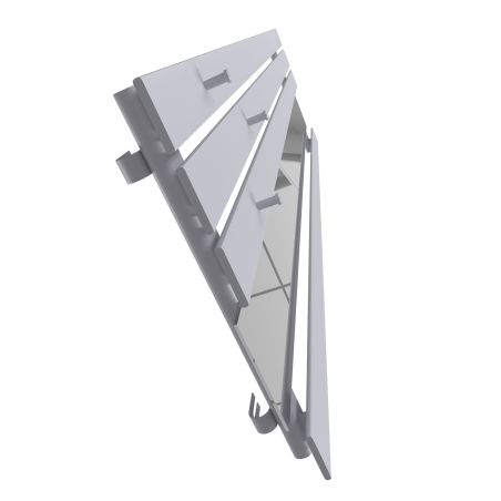 Dekoracyjny grzejnik Bello SLIM Hook Mirror z lustrem