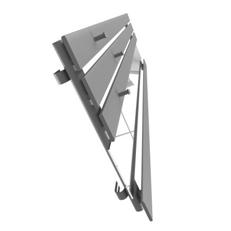 Dekoracyjny grzejnik Bello SLIM Hook Mirror z lustrem