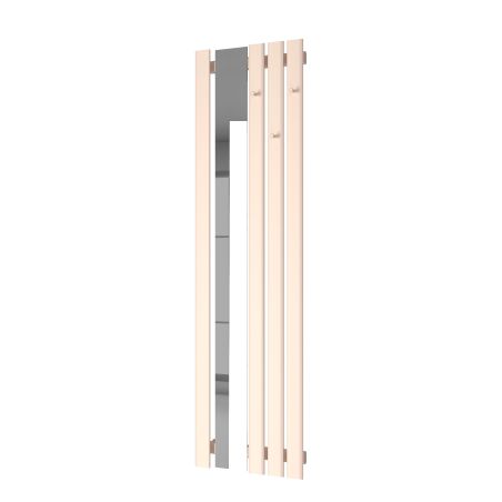 Dekoracyjny grzejnik Bello SLIM Hook Mirror z lustrem