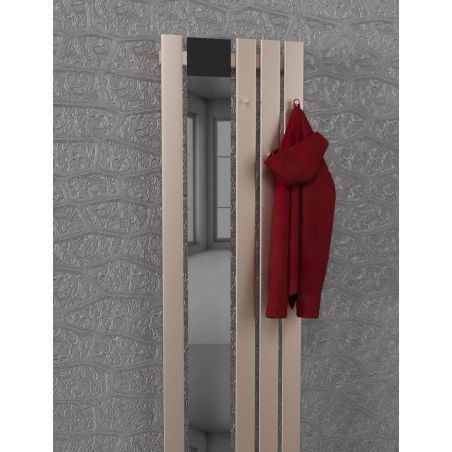 Dekoracyjny grzejnik Bello SLIM Hook Mirror z lustrem