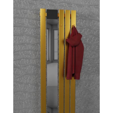 Dekoracyjny grzejnik Bello SLIM Hook Mirror z lustrem