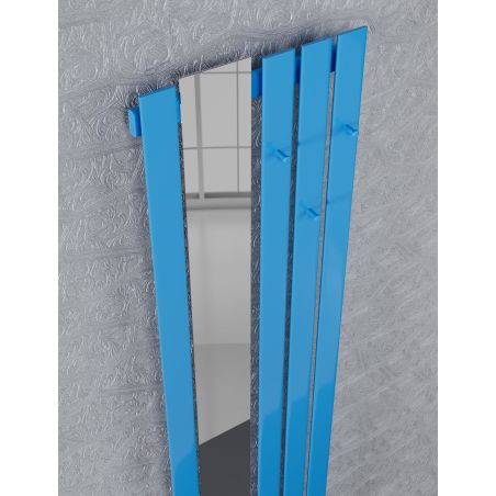 Dekoracyjny grzejnik Bello SLIM Hook Mirror z lustrem