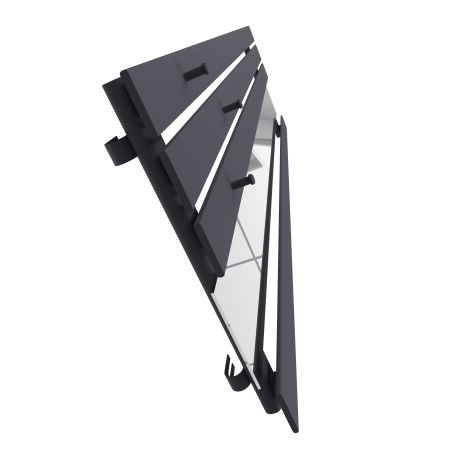 Dekoracyjny grzejnik Bello SLIM Hook Mirror z lustrem