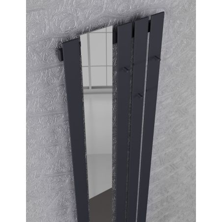 Dekoracyjny grzejnik Bello SLIM Hook Mirror z lustrem