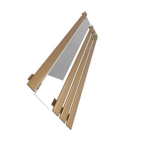Dekoracyjny grzejnik Bello SLIM Hook Mirror z lustrem