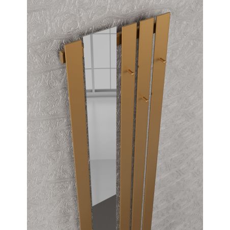 Dekoracyjny grzejnik Bello SLIM Hook Mirror z lustrem