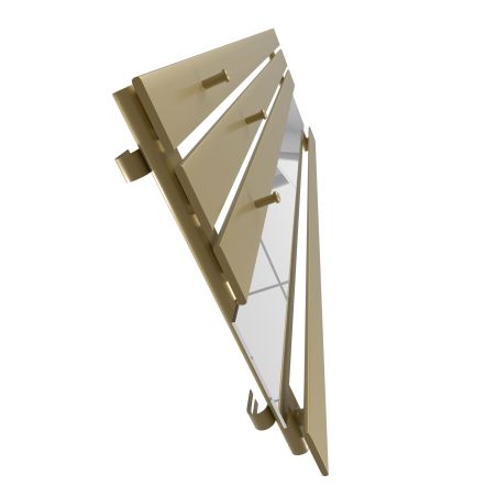 Dekoracyjny grzejnik Bello SLIM Hook Mirror z lustrem