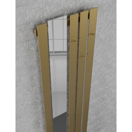 Dekoracyjny grzejnik Bello SLIM Hook Mirror z lustrem