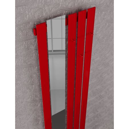 Dekoracyjny grzejnik Bello SLIM Hook Mirror z lustrem