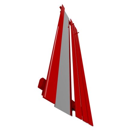Dekoracyjny grzejnik Bello SLIM Hook Mirror z lustrem