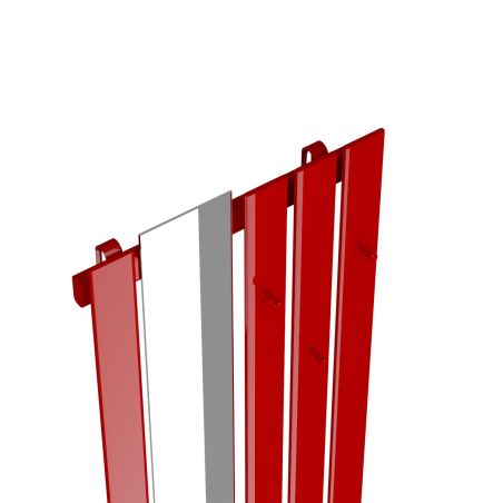 Dekoracyjny grzejnik Bello SLIM Hook Mirror z lustrem