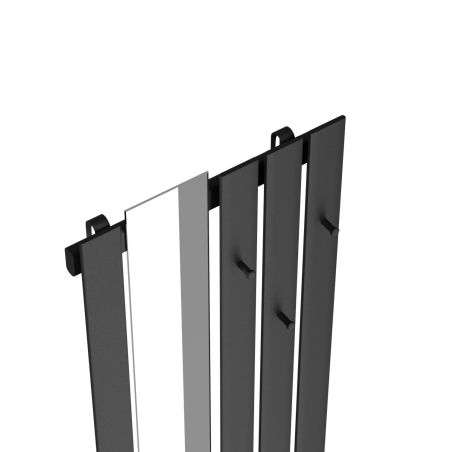 Dekoracyjny grzejnik Bello SLIM Hook Mirror z lustrem