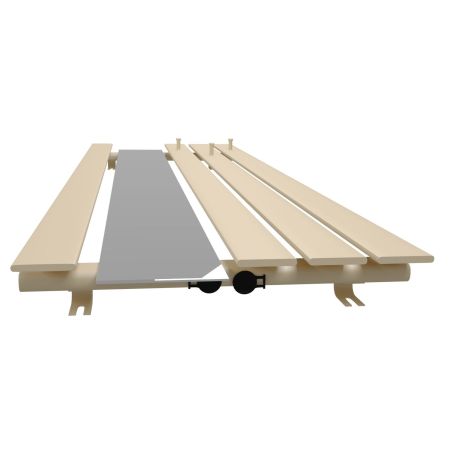 Dekoracyjny grzejnik Bello SLIM Hook Mirror z lustrem