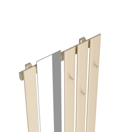 Dekoracyjny grzejnik Bello SLIM Hook Mirror z lustrem