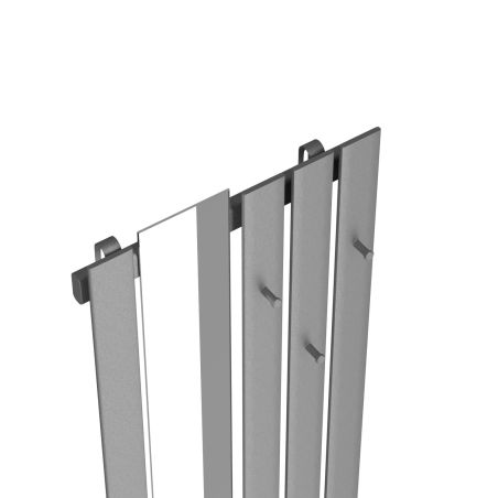 Dekoracyjny grzejnik Bello SLIM Hook Mirror z lustrem