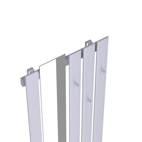 Dekoracyjny grzejnik Bello SLIM Hook Mirror z lustrem