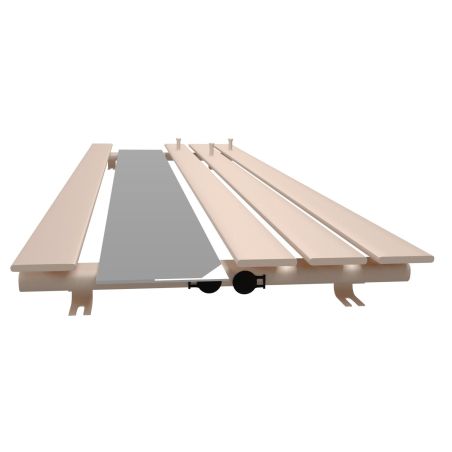 Dekoracyjny grzejnik Bello SLIM Hook Mirror z lustrem