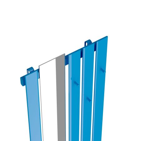 Dekoracyjny grzejnik Bello SLIM Hook Mirror z lustrem