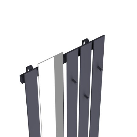 Dekoracyjny grzejnik Bello SLIM Hook Mirror z lustrem