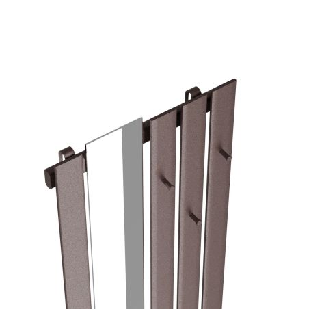 Dekoracyjny grzejnik Bello SLIM Hook Mirror z lustrem
