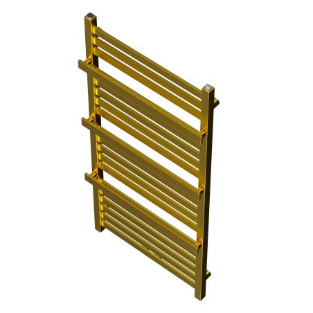 ZESTAW Grzejnik GOLD Middle+ zawór+ rozeta+ grzałka