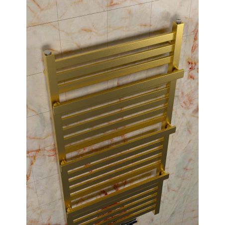 ZESTAW Grzejnik GOLD Middle+ zawór+ rozeta+ grzałka