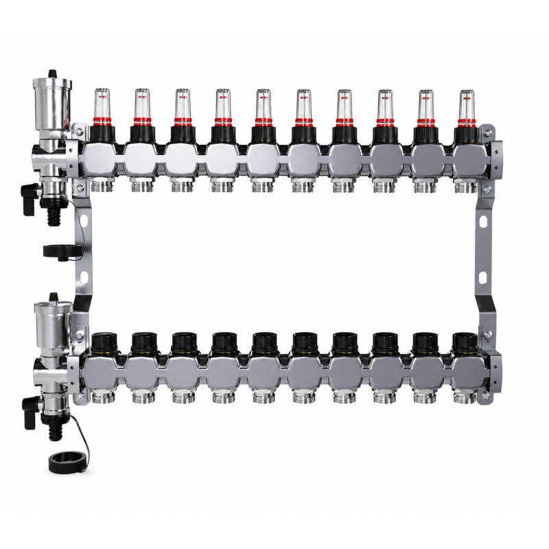 Rozdzielacz nierdzewny 10 obwodowy