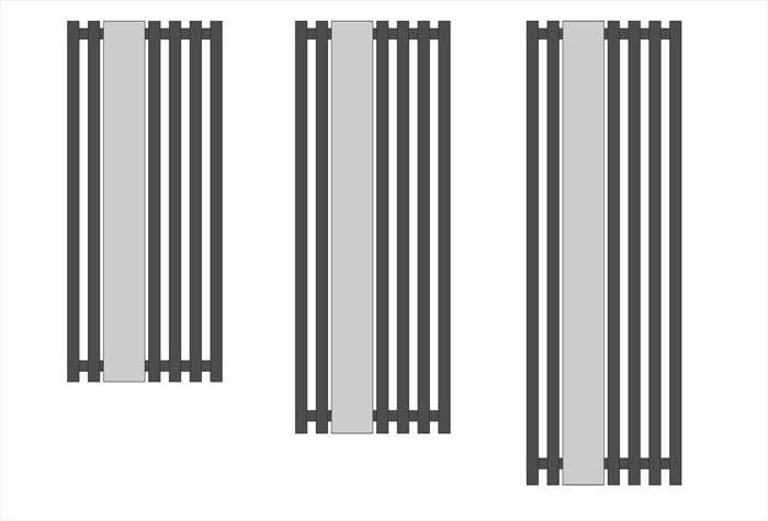hauteur radiateur fleur
